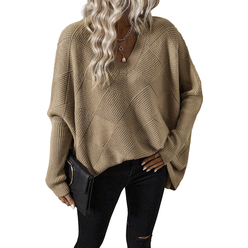 Pull Oversize Texturé Femme