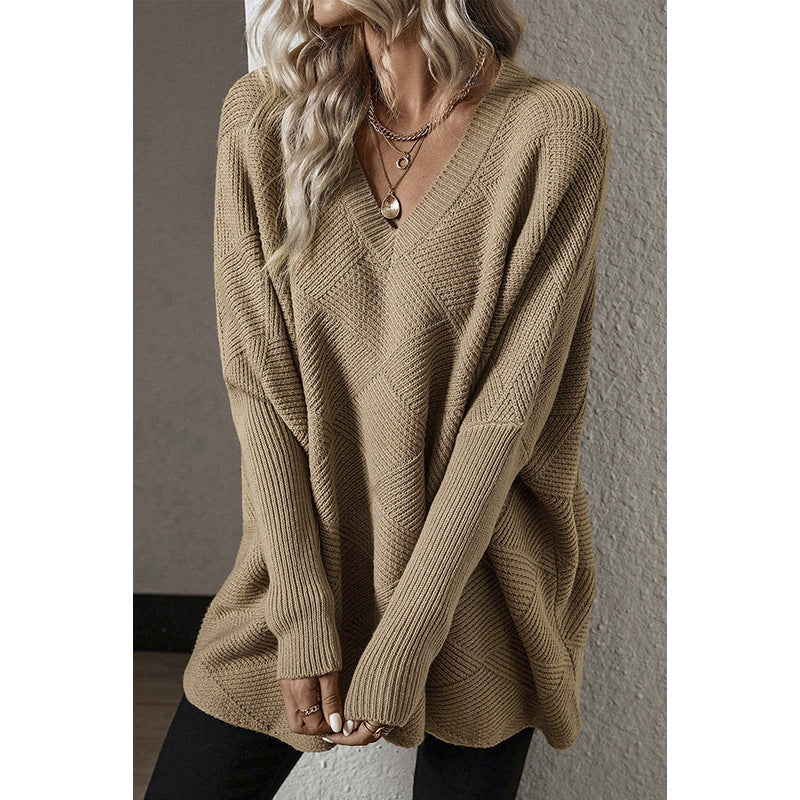 Pull Oversize Texturé Femme