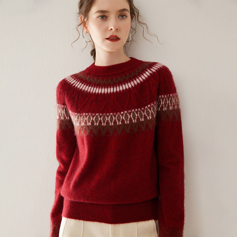 Pull Cachemire Jacquard