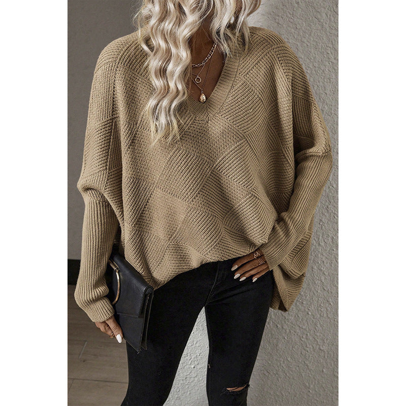 Pull Oversize Texturé Femme