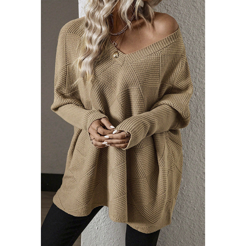 Pull Oversize Texturé Femme