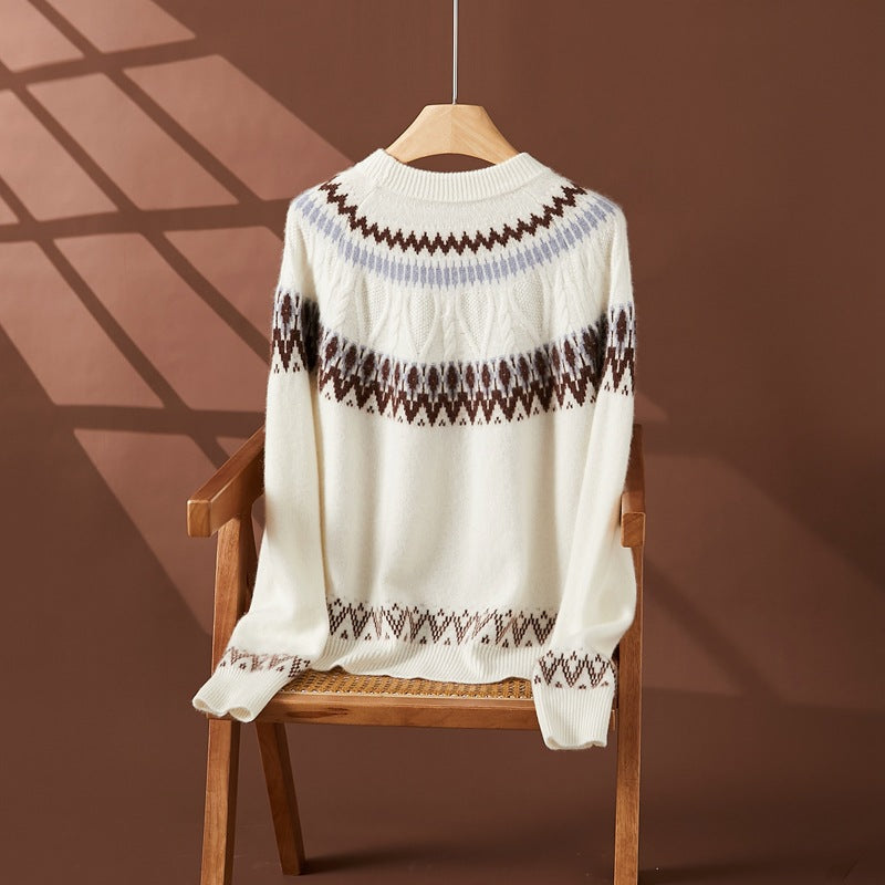 Pull Cachemire Jacquard
