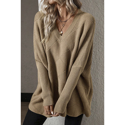 Pull Oversize Texturé Femme