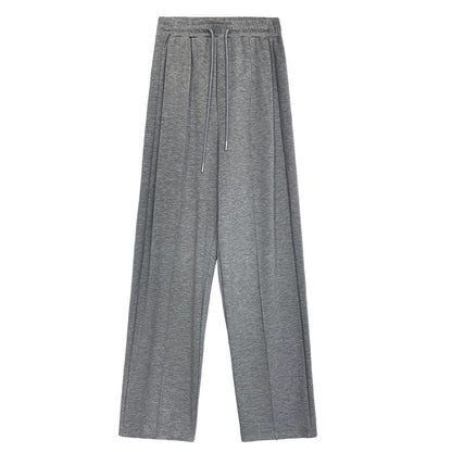Pantalon Large Décontracté Femme Taille Élastique