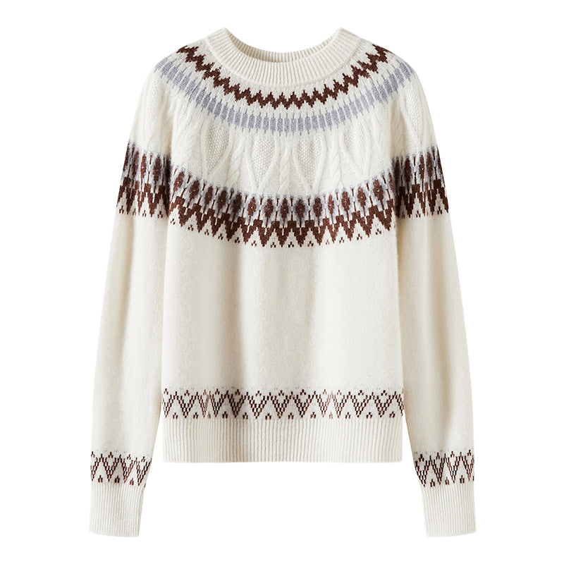 Pull Cachemire Jacquard