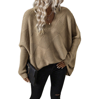 Pull Oversize Texturé Femme